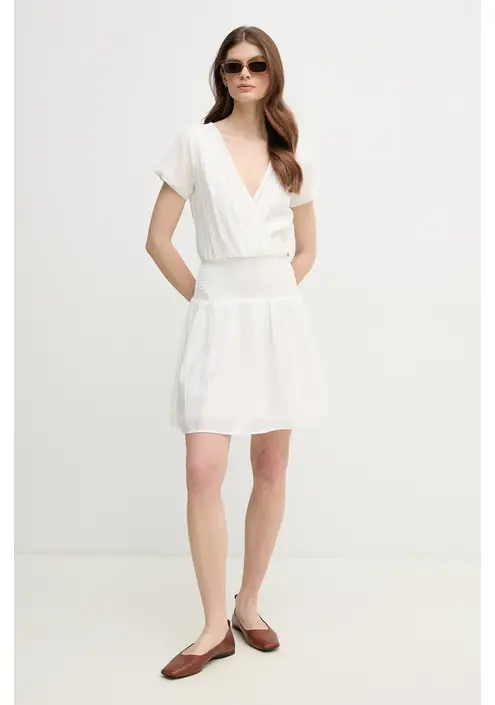 Φόρεμα Pepe Jeans DEA χρώμα: μπεζ, PL953686