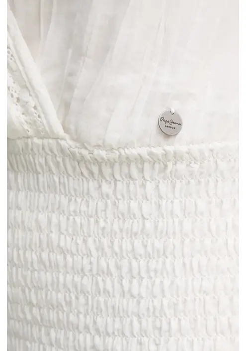 Φόρεμα Pepe Jeans DEA χρώμα: μπεζ, PL953686