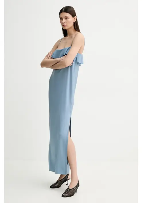 Φόρεμα Filippa K χρώμα: μπλε, 31179