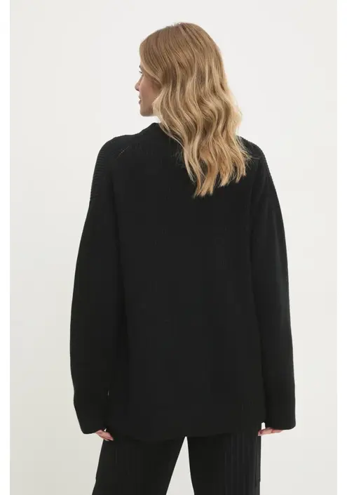 Βαμβακερό πουλόβερ Calvin Klein Jeans χρώμα: μαύρο, J20J224799