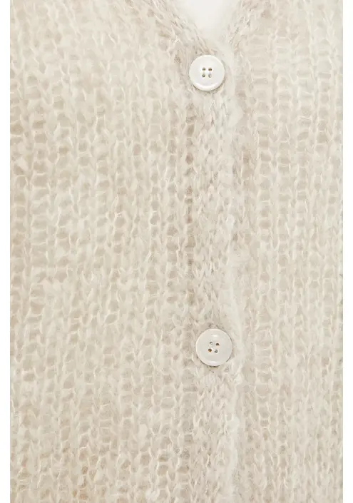 Μάλλινη ζακέτα Weekend Max Mara χρώμα: μπεζ, 2515341031600