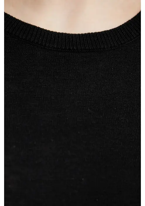 Μεταξωτό πουλόβερ Weekend Max Mara χρώμα: μαύρο, 2515361041600