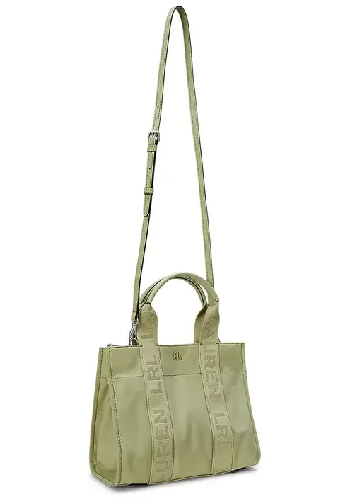 Τσάντα Lauren Ralph Lauren χρώμα: πράσινο, 431962612