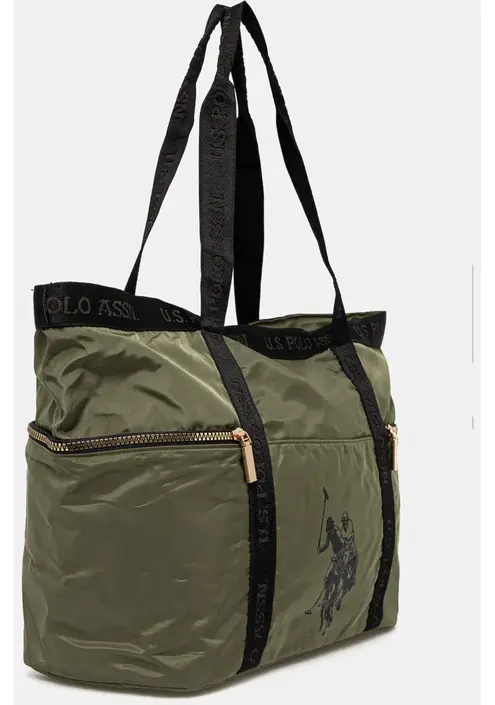 Τσάντα U.S. Polo Assn. NEW SPORT CHIC χρώμα: πράσινο, BEUN55842WN1