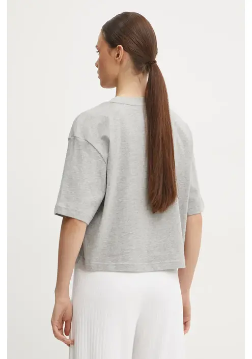 Μπλουζάκι adidas Essentials χρώμα: γκρι, JG8738
