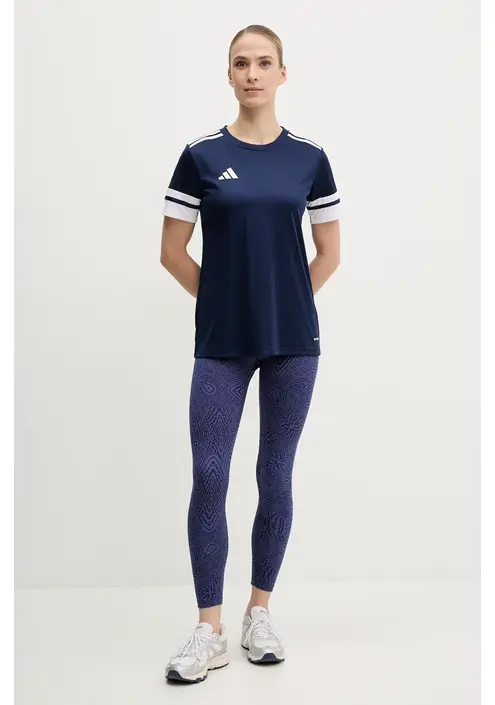 Μπλουζάκι προπόνησης adidas Performance Squad 25 χρώμα: ναυτικό μπλε, JI9987