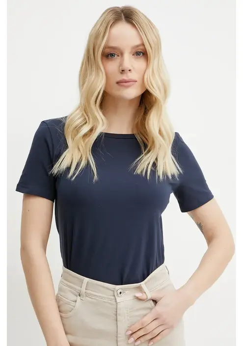 Μπλουζάκι Weekend Max Mara χρώμα: ναυτικό μπλε, 2515971011600