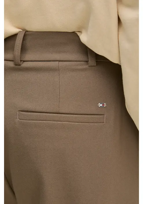 Παντελόνι Tommy Hilfiger χρώμα: κόκκινο, WW0WW39723