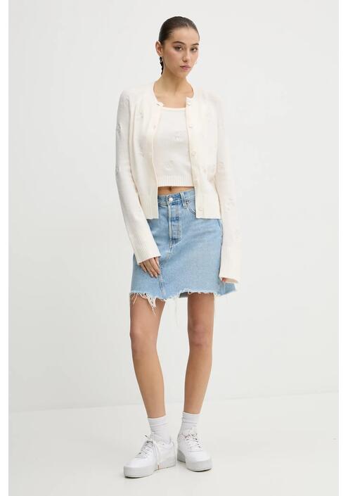 Πουλόβερ Abercrombie & Fitch χρώμα: μπεζ, KI150-4293