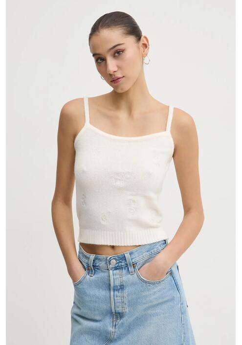 Πουλόβερ Abercrombie & Fitch χρώμα: μπεζ, KI150-4293