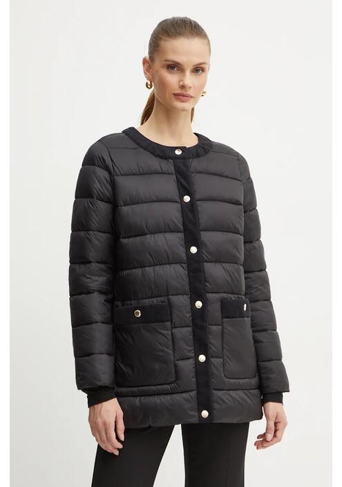 Μπουφάν MICHAEL Michael Kors χρώμα: μαύρο, 77B6682M42