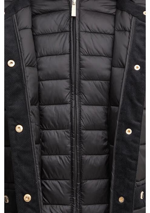 Μπουφάν MICHAEL Michael Kors χρώμα: μαύρο, 77B6682M42