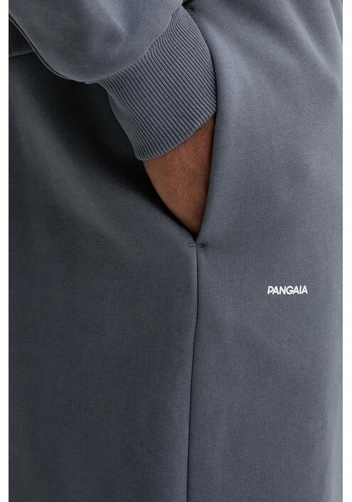Βαμβακερό παντελόνι Pangaia χρώμα: γκρι, 10001759