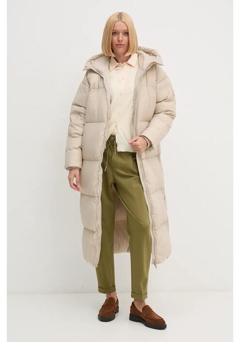 Μάλλινη ζακέτα United Colors of Benetton χρώμα: μπεζ, 1002D6879