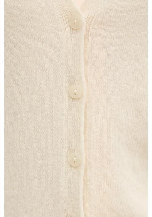 Μάλλινη ζακέτα United Colors of Benetton χρώμα: μπεζ, 1002D6879