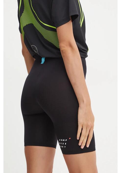 Σορτς τρεξίματος Compressport Run Under Control χρώμα: μαύρο, AW00009B