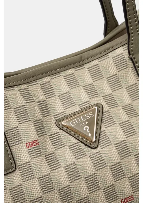 Τσάντα Guess χρώμα: πράσινο, HWJT93 44290