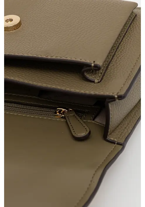 Δερμάτινη τσάντα MICHAEL Michael Kors χρώμα: μαύρο, 30T4GC7L3T