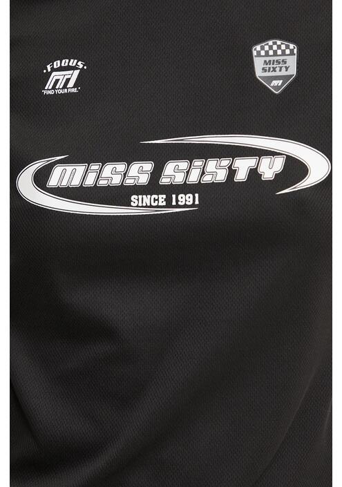 Μπλουζάκι Miss Sixty χρώμα: μαύρο, 6L3SJ0350000