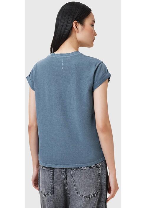 Βαμβακερό μπλουζάκι AllSaints ANNA χρώμα: πράσινο, W191JB