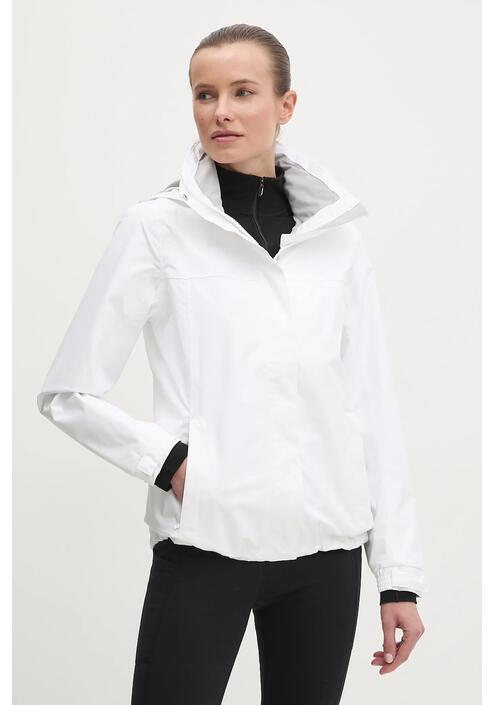 Αδιάβροχο μπουφάν Helly Hansen Aden γυναικείο, χρώμα: άσπρο, 62650