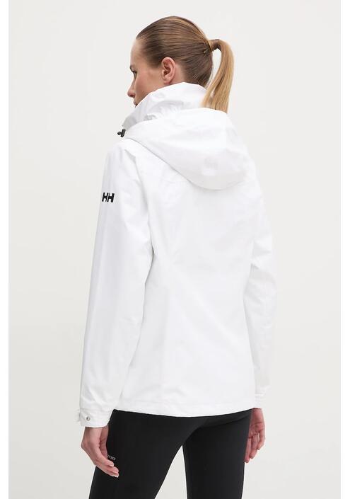 Αδιάβροχο μπουφάν Helly Hansen Aden γυναικείο, χρώμα: άσπρο, 62650