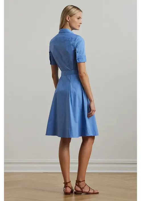 Φόρεμα Lauren Ralph Lauren χρώμα: ναυτικό μπλε, 200748950