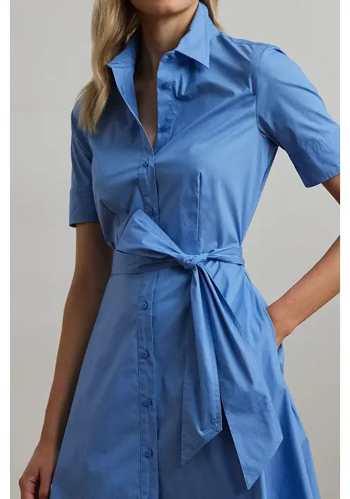 Φόρεμα Lauren Ralph Lauren χρώμα: ναυτικό μπλε, 200748950