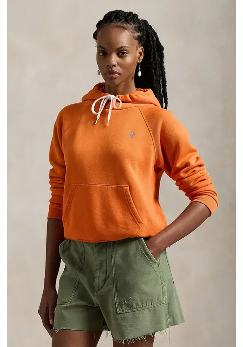 Μπλούζα Polo Ralph Lauren χρώμα: κόκκινο, με κουκούλα, 211943007