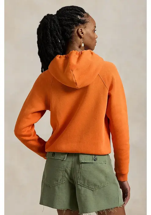 Μπλούζα Polo Ralph Lauren χρώμα: κόκκινο, με κουκούλα, 211943007