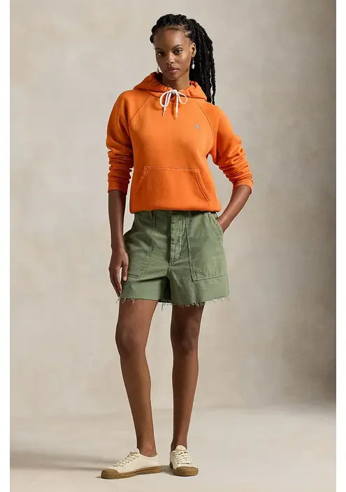 Μπλούζα Polo Ralph Lauren χρώμα: κόκκινο, με κουκούλα, 211943007