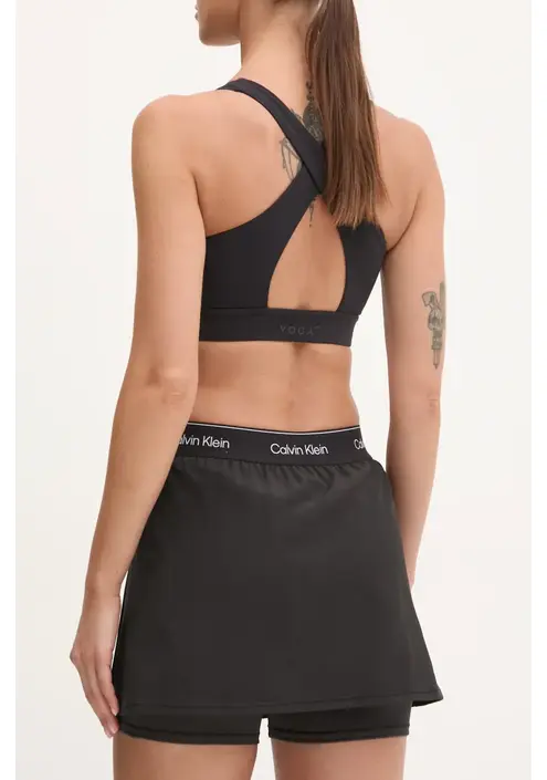 Αθλητική φούστα Calvin Klein Performance χρώμα: μαύρο