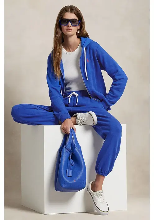 Βαμβακερό παντελόνι Polo Ralph Lauren χρώμα: μπλε, 211935585