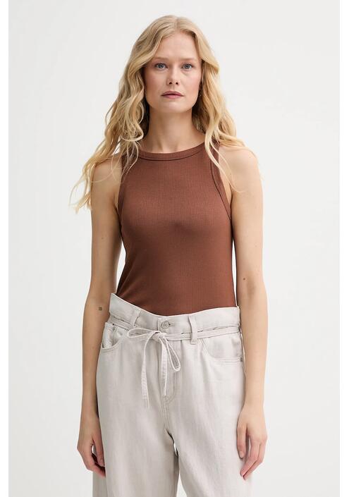 Top Levi's χρώμα: κίτρινο