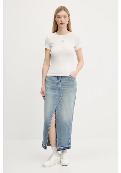 Μπλουζάκι Tommy Jeans χρώμα: μπλε