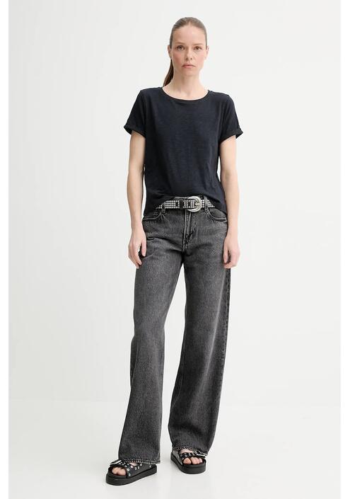 Βαμβακερό μπλουζάκι Levi's χρώμα: μπεζ