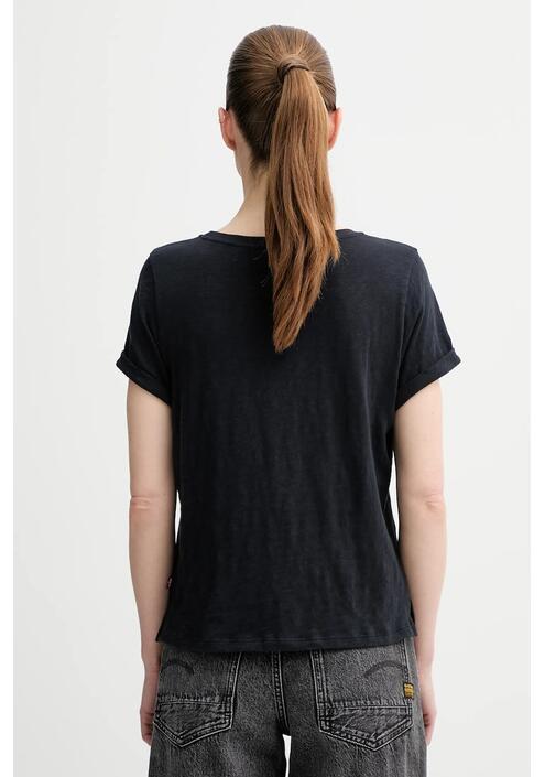 Βαμβακερό μπλουζάκι Levi's χρώμα: μπεζ