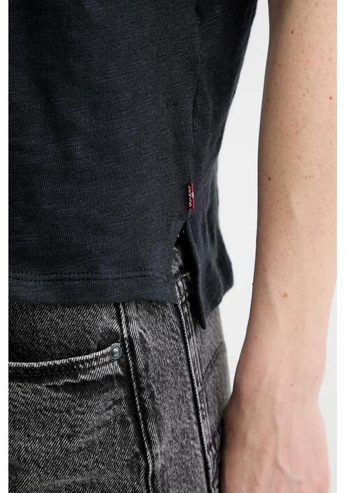 Βαμβακερό μπλουζάκι Levi's χρώμα: μπεζ
