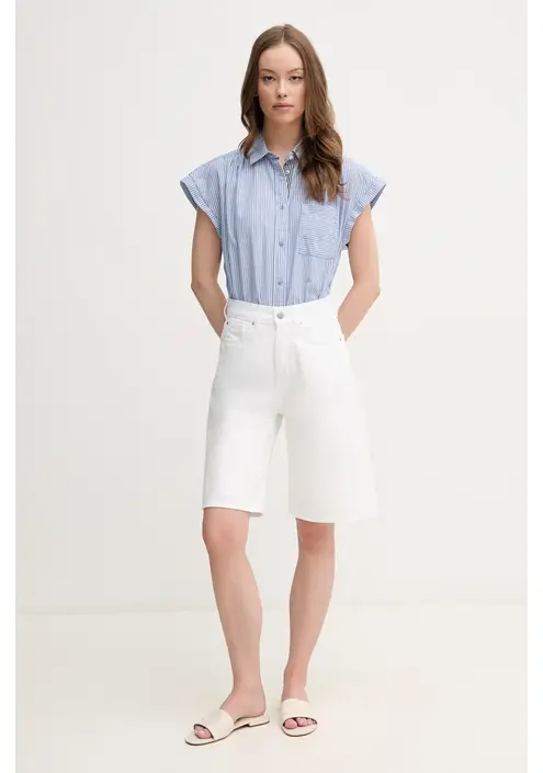 Βαμβακερό πουκάμισο Pepe Jeans DIXIT χρώμα: μπλε, PL305043