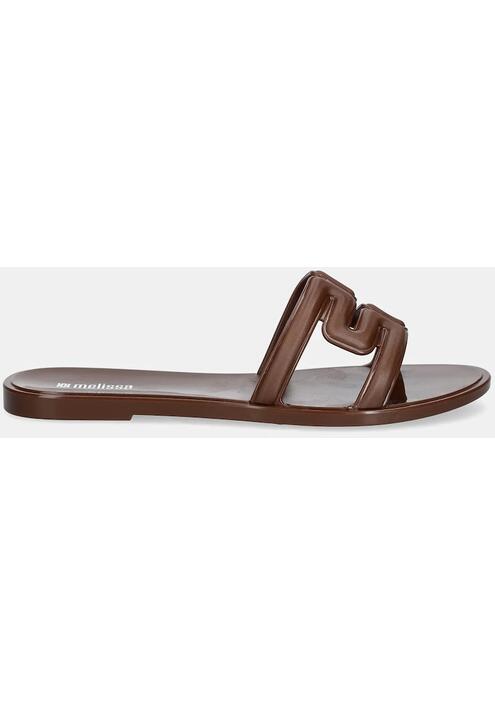 Παντόφλες Melissa M SLIDE χρώμα: καφέ, M 36148