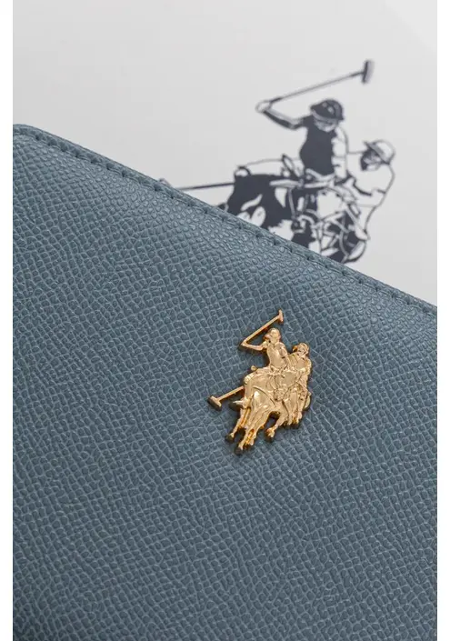 Πορτοφόλι U.S. Polo Assn. Jones χρώμα: μπλε, WEUJE8659WVP