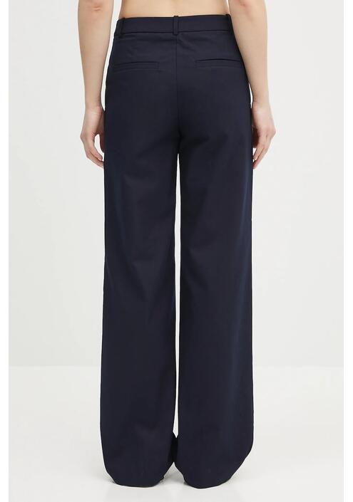 Βαμβακερό παντελόνι A.P.C. pantalon margaret χρώμα: ναυτικό μπλε, COHFU.F08476