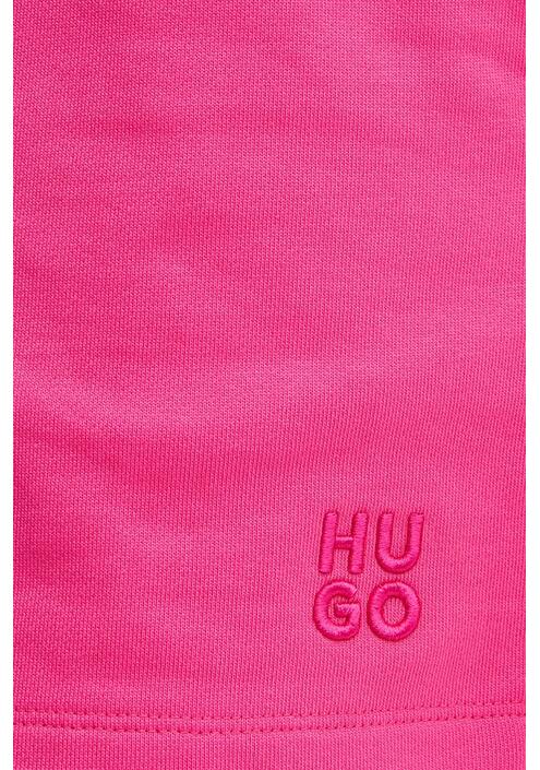 Βαμβακερό σορτσάκι HUGO χρώμα: ροζ, 50536943