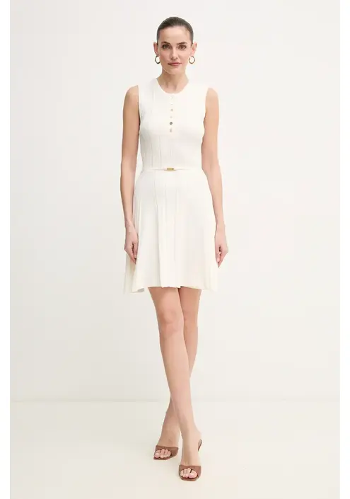Φόρεμα Marciano Guess GIADA χρώμα: μπεζ, 5GGK26 5874Z