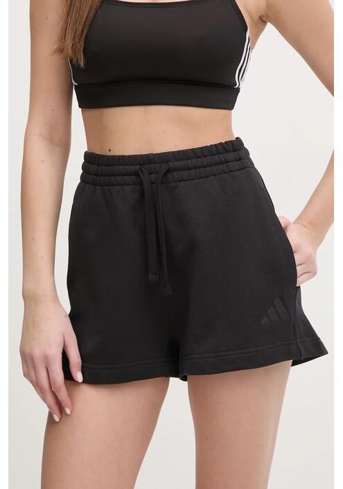 Βαμβακερό σορτσάκι adidas ALL SZN χρώμα: μαύρο, JJ4920