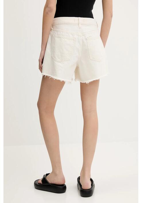 Τζιν σορτς Abercrombie & Fitch χρώμα: μπεζ, KI149-5205