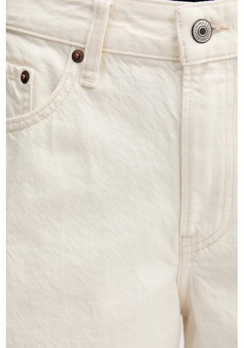 Τζιν σορτς Abercrombie & Fitch χρώμα: μπεζ, KI149-5205