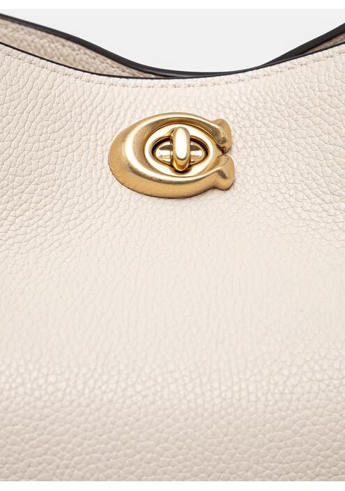 Τσάντα Coach WILLOW χρώμα: μπεζ, CW624