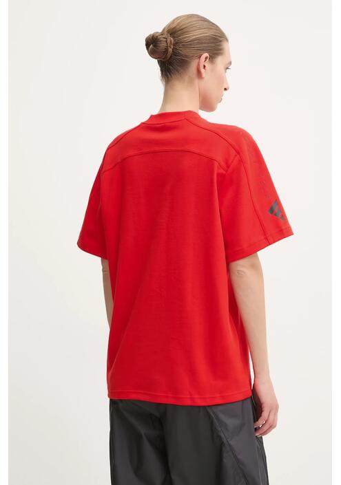 Μπλουζάκι adidas by Stella McCartney χρώμα: κόκκινο, JN0227