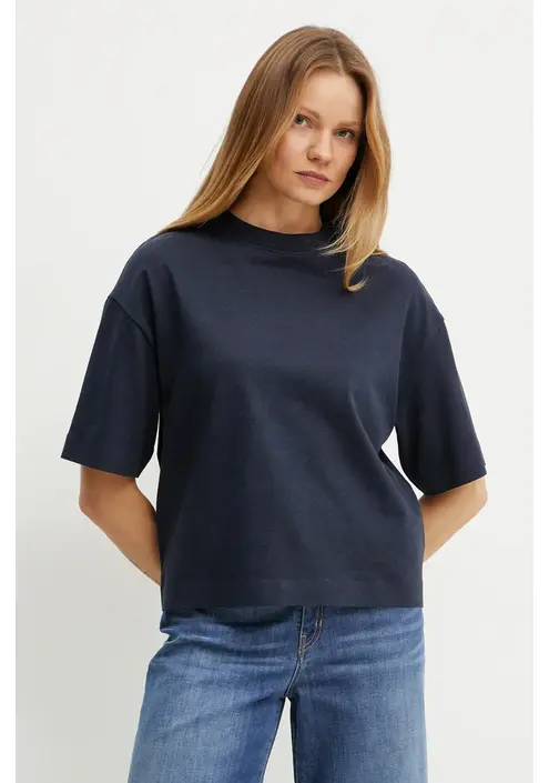 Μπλουζάκι Weekend Max Mara χρώμα: ναυτικό μπλε, 2515941021600